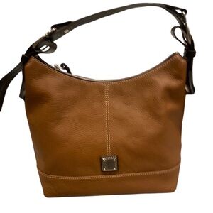 Dooney & Bourke Tan Leather Shoulder Bag